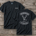 Florida Deer Hunting T-Shirt | Vintage Rocker Patch Style