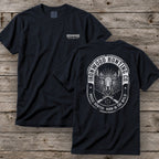 Vintage Oval Badge Moose Hunting T-Shirt