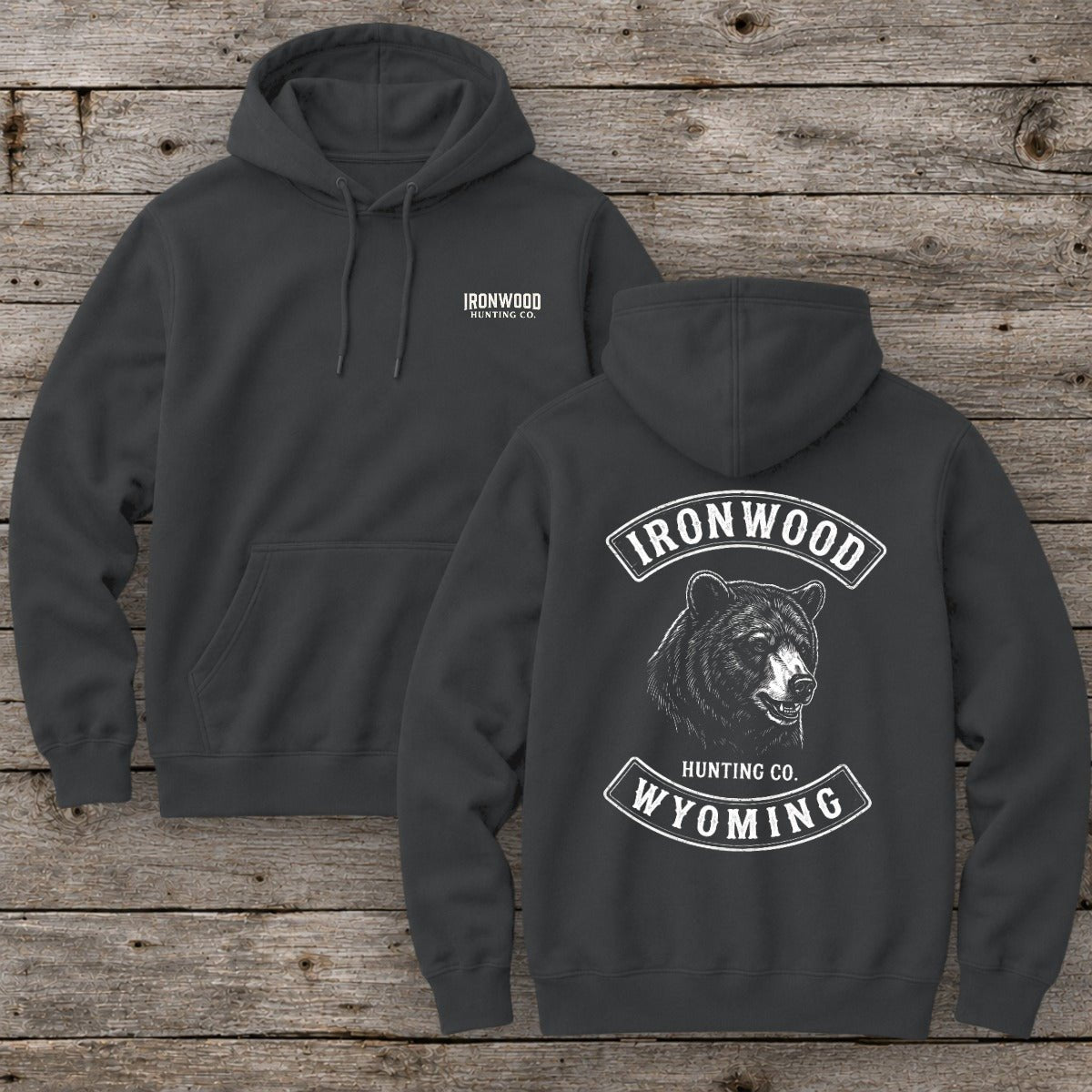 Wyoming Bear Hunter Hoodie