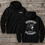 California Bear Hunter Hoodie   | Vintage Rocker Patch Style