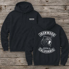 California Bear Hunter Hoodie   | Vintage Rocker Patch Style