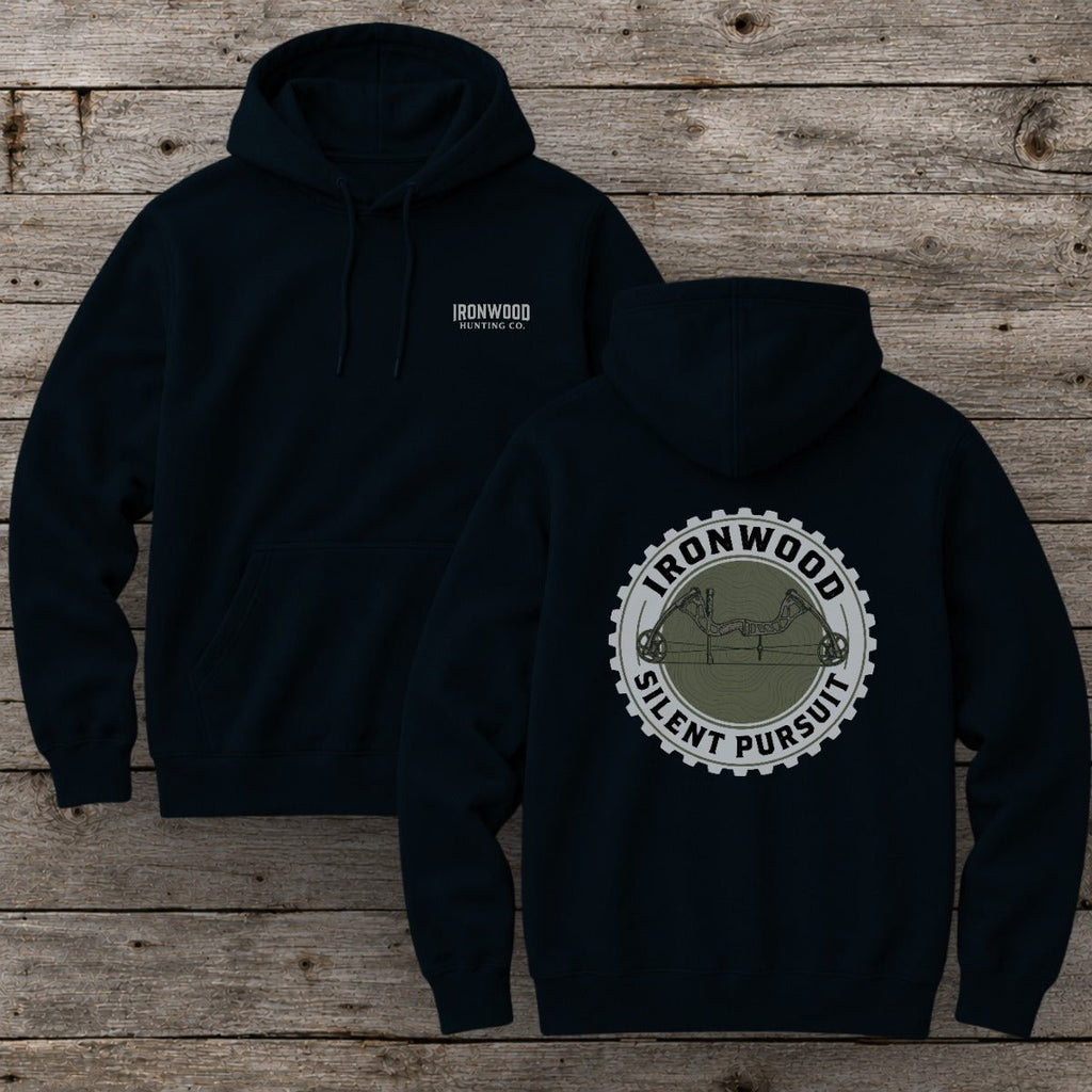 Silent Pursuit Hoodie | Compound Bow Bowhunting Hoodie for Men